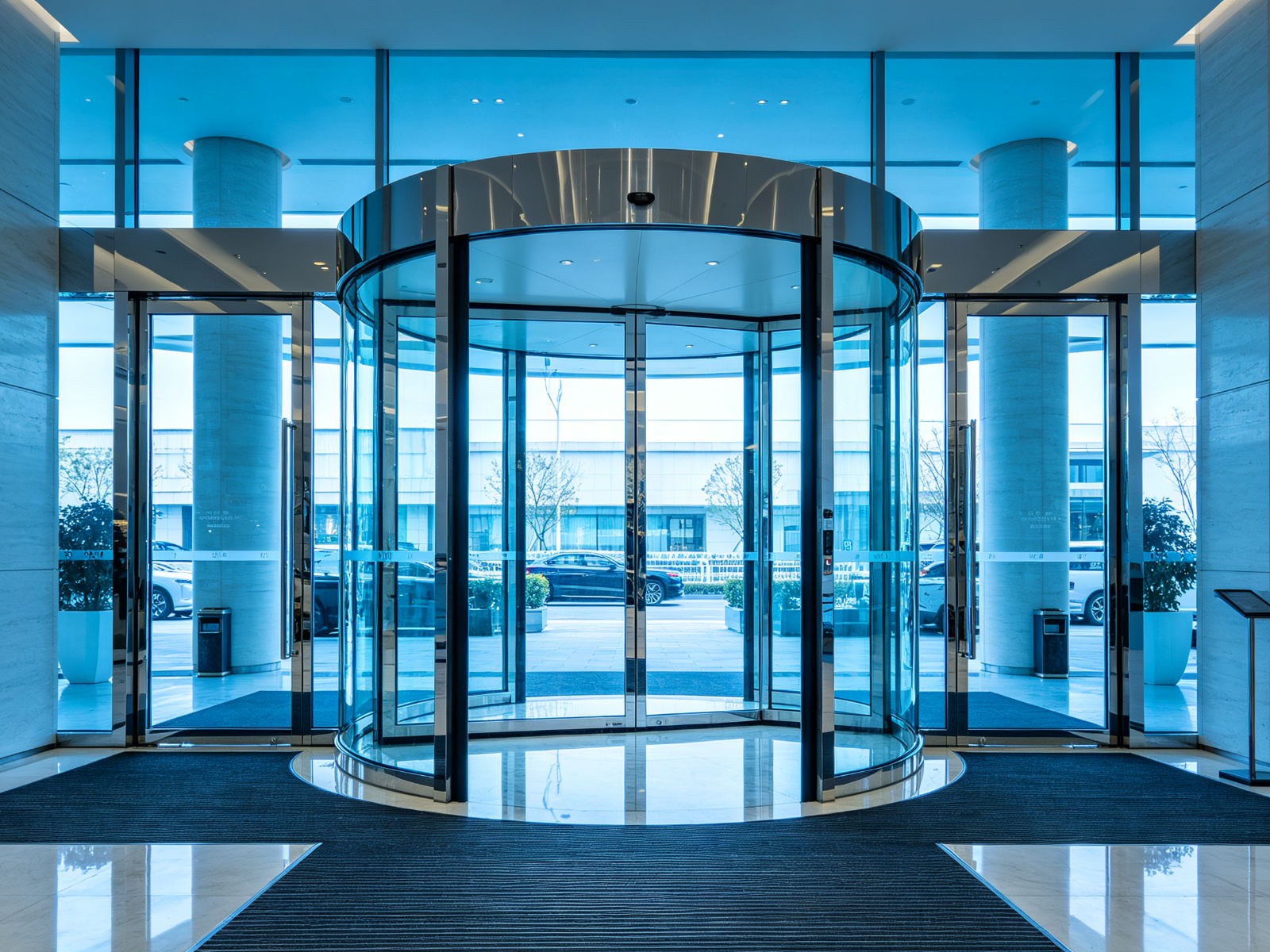 Panasonic automatic revolving door design, installation and repair